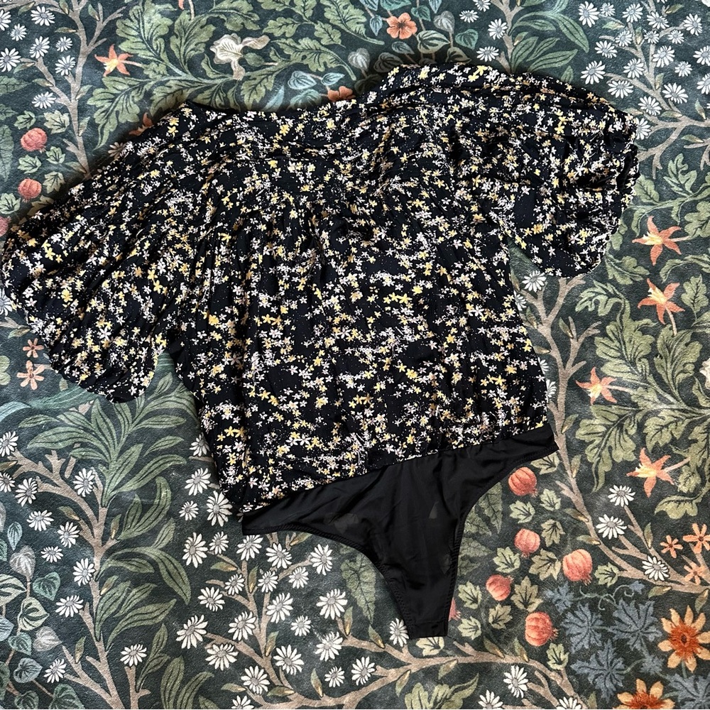 Free People Intimately Floral Dessa Bodysuit